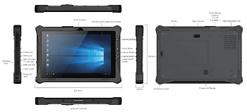 EMDOOR 12" EM-I20U i5-8250U/i7-8550U защищенный планшет