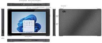 EMDOOR 8" EM-Q89 ARM OCTA CORE 2.4GHz защищенный планшет